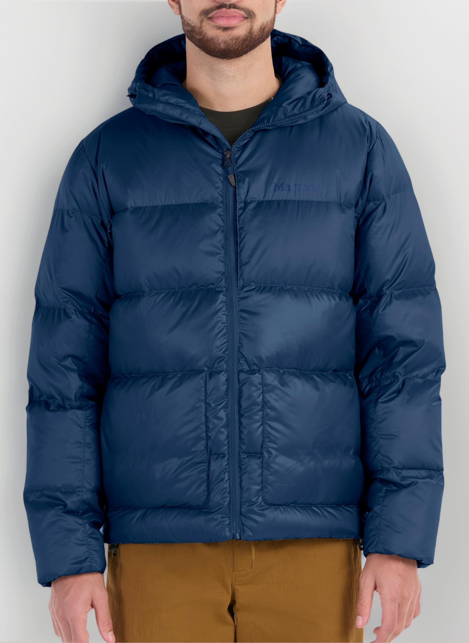 Marmot Guides Down Men's Hooded Down Jacket, Arctic Navy - Latest
